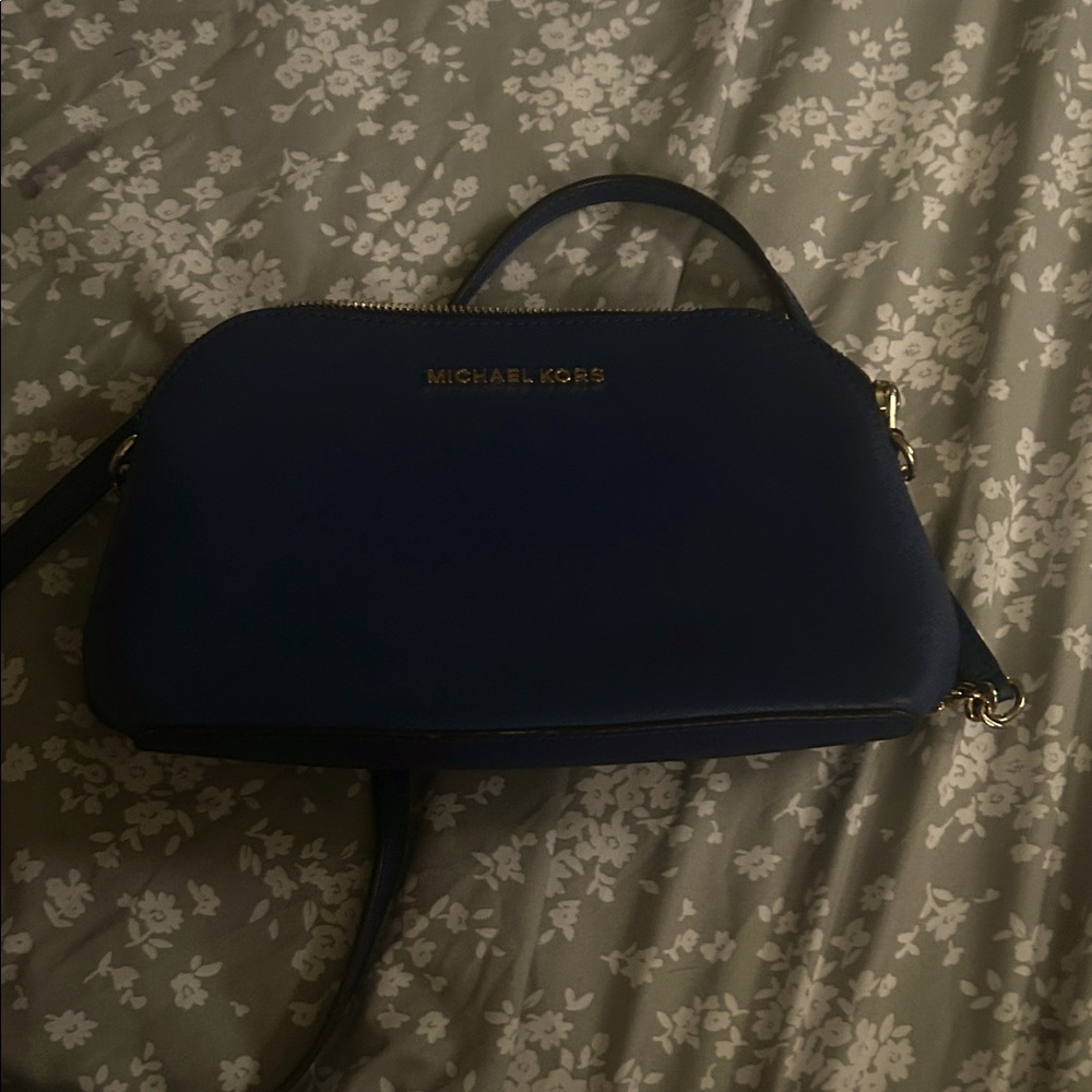 Michael Kors Dark Blue Crossbody Bag